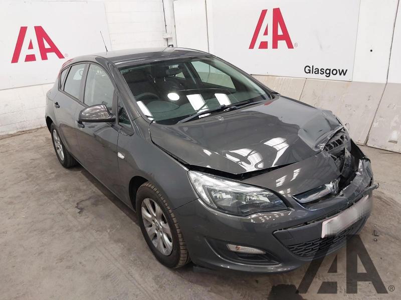 2014 VAUXHALL ASTRA DESIGN CDTI ECOFLEX S/S 1598cc TURBO DIESEL MANUAL 6 Speed 5 DOOR HATCHBACK