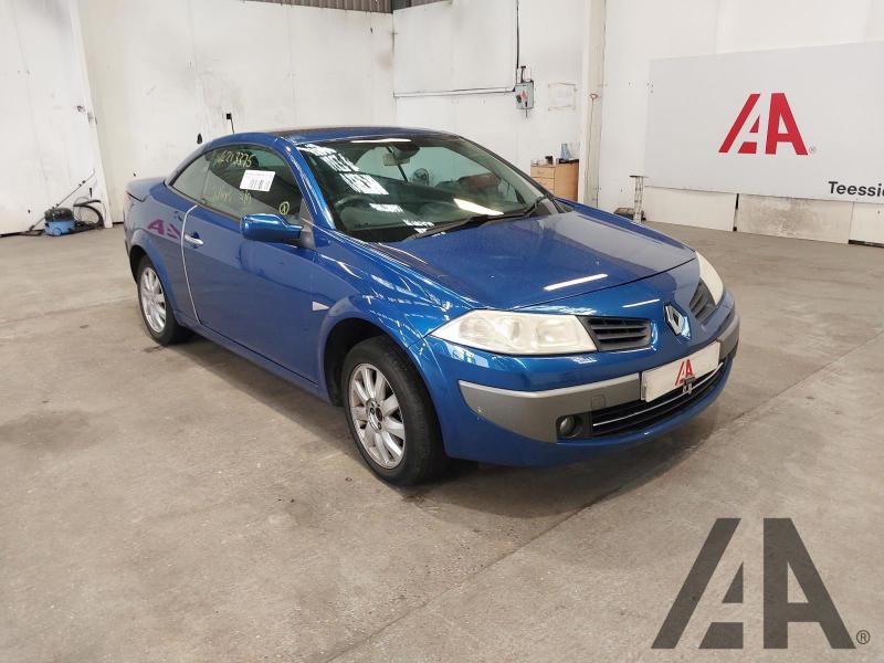 2006 RENAULT MEGANE DYNAMIQUE DCI 1870cc TURBO DIESEL MANUAL 6 Speed 2 DOOR CONVERTIBLE