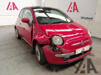 Image of 2010 FIAT 500 LOUNGE 1242cc PETROL MANUAL 3 DOOR HATCHBACK