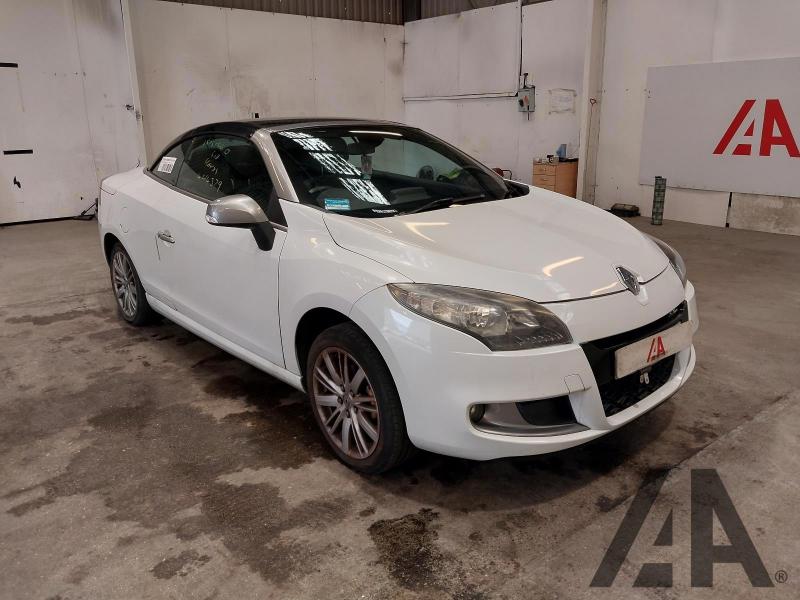 2013 RENAULT MEGANE GT LINE TOMTOM TCE 1397cc TURBO PETROL MANUAL 6 Speed 2 DOOR CONVERTIBLE