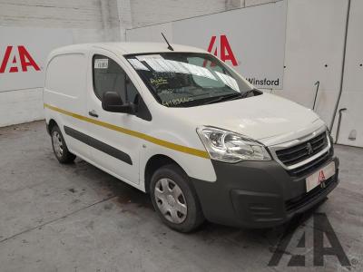 Image of 2016 PEUGEOT PARTNER BLUE HDI PROFESSIONAL L1 1560cc TURBO DIESEL MANUAL 5 Speed PANEL VAN