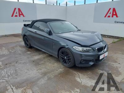 Image of 2016 BMW 2 SERIES 220I M SPORT 1998cc TURBO PETROL AUTOMATIC 2 DOOR CONVERTIBLE