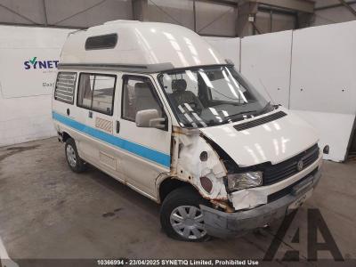 Image of 1995 VOLKSWAGEN TRANSPORTER CARAVAN CC SWB 57DA 2370cc DIESEL AUTOMATIC MOTORHOME