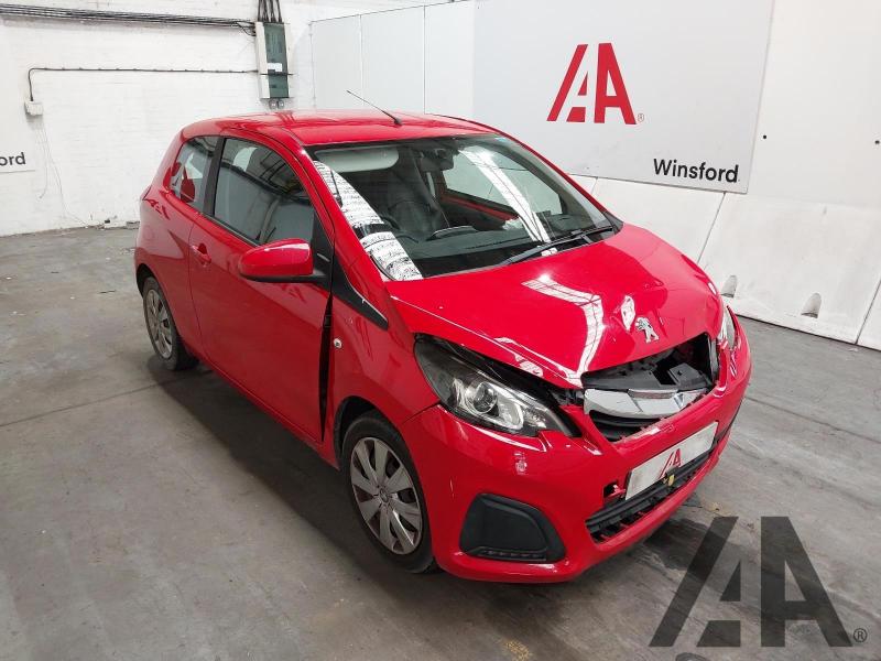 2016 PEUGEOT 108 ACTIVE 998cc PETROL MANUAL 5 Speed 3 DOOR HATCHBACK