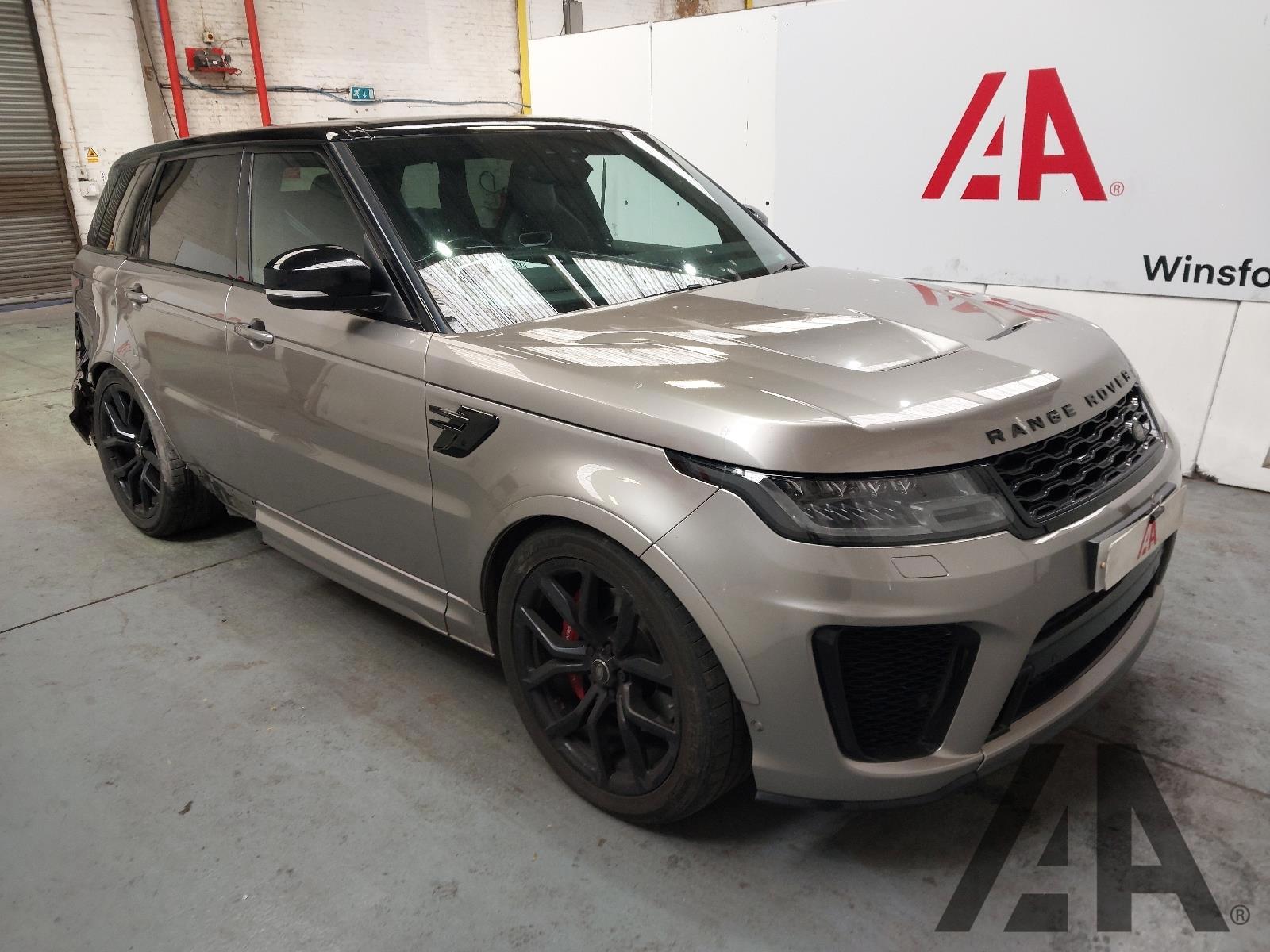 2018 LAND ROVER RANGE ROVER SPORT SVR 4999cc SUPER PETROL AUTOMATIC 8 Speed 5 DOOR ESTATE