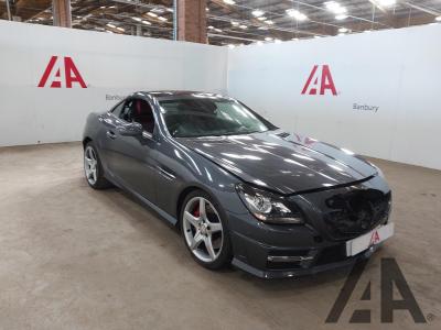 Image of 2014 MERCEDES SLK SLK250 CDI BLUEEFFICIENCY AMG 2143cc TURBO DIESEL AUTOMATIC 7 Speed 2 DOOR CONVERTIBLE