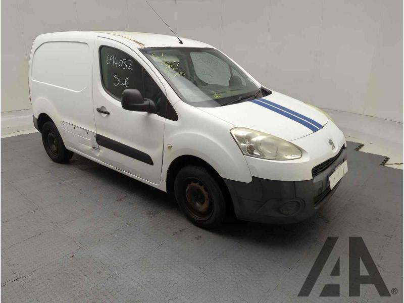 2014 PEUGEOT PARTNER HDI PROFESSIONAL L1 850 1560cc TURBO DIESEL MANUAL 5 Speed PANEL VAN