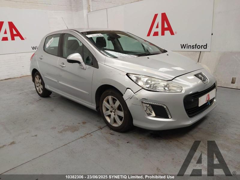2012 PEUGEOT 308 ACTIVE 1397cc PETROL MANUAL 5 DOOR HATCHBACK