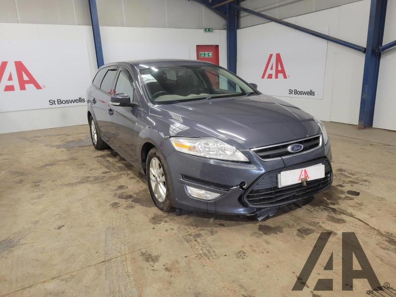 2012 FORD MONDEO ZETEC TDCI 1997cc TURBO DIESEL MANUAL 6 Speed 5 DOOR ESTATE