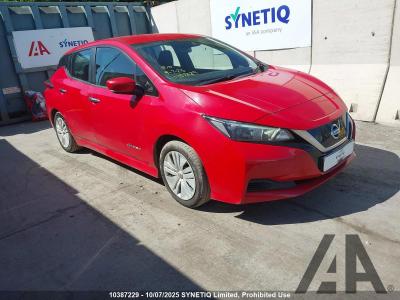 Image of 2018 NISSAN LEAF VISIA ELECTRIC DIRECT DRIVE 5 DOOR HATCHBACK