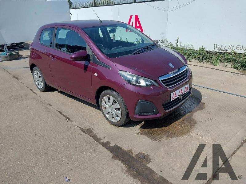 2018 PEUGEOT 108 ACTIVE 998cc PETROL MANUAL 5 Speed 3 DOOR HATCHBACK