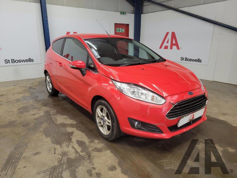 2013 FORD FIESTA ZETEC 1242cc PETROL MANUAL 5 Speed 3 DOOR HATCHBACK