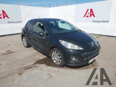 2010 PEUGEOT 207 HDI SPORTIUM 1560cc TURBO DIESEL MANUAL 5 Speed 3 DOOR HATCHBACK