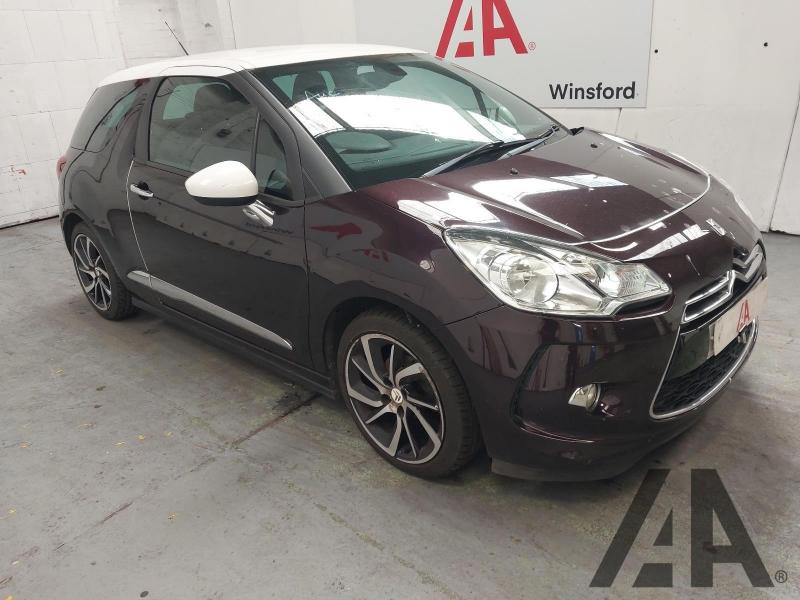 2014 CITROEN DS3 E-HDI DSTYLE PLUS 1560cc TURBO DIESEL MANUAL 5 Speed 3 DOOR HATCHBACK