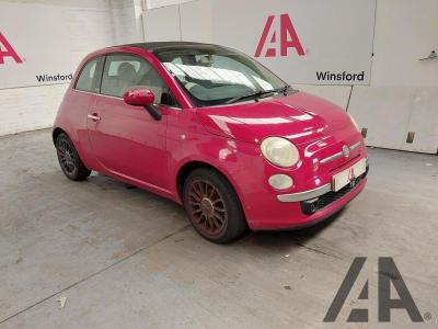 Image of 2009 FIAT 500 C LOUNGE 1242cc PETROL MANUAL 3 DOOR CONVERTIBLE