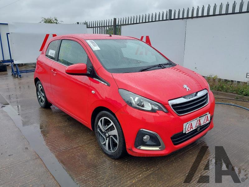 2015 PEUGEOT 108URE 1199cc PETROL MANUAL 5 Speed 3 DOOR HATCHBACK