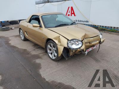 Image of 2000 MG F VVC 1796cc PETROL MANUAL 5 Speed 2 DOOR CONVERTIBLE