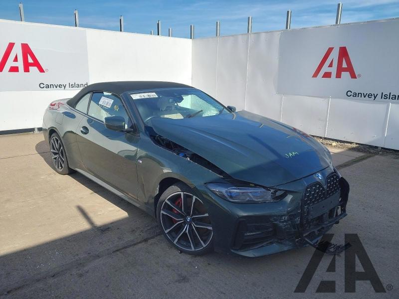 2022 BMW 4 SERIES 420D M SPORT MHEV 1995cc TURBO DIESEL AUTOMATIC 2 DOOR CONVERTIBLE