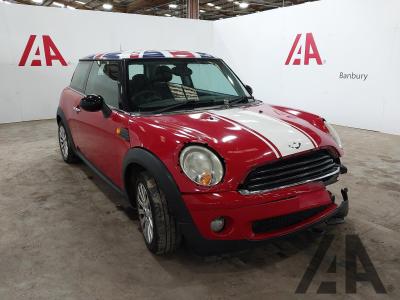 Image of 2008 MINI HATCH ONE 1397cc PETROL MANUAL 6 Speed 3 DOOR HATCHBACK