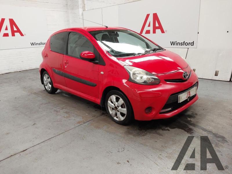 2014 TOYOTA AYGO VVT-I MOVE WITH STYLE 998cc PETROL MANUAL 5 DOOR HATCHBACK