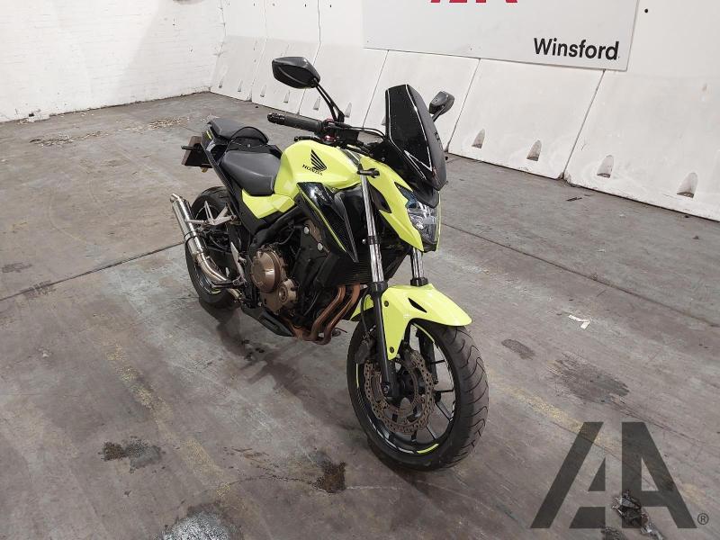 2017 HONDA CBF 500 FA-H ABS 471cc PETROL MANUAL MOTORCYCLE