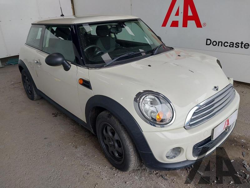 2012 MINI HATCH ONE D 1598cc TURBO DIESEL MANUAL 6 Speed 3 DOOR HATCHBACK