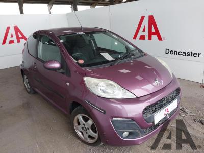 Image of 2012 PEUGEOT 107URE 998cc PETROL MANUAL 5 Speed 3 DOOR HATCHBACK