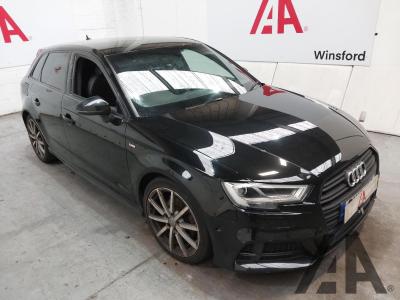 Image of 2017 AUDI A3 TFSI S LINE BLACK EDITION 1395cc TURBO PETROL SEMI AUTO 7 Speed 5 DOOR HATCHBACK