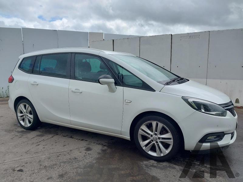 2017 VAUXHALL ZAFIRA TOURER SRI 1364cc TURBO PETROL MANUAL 5 DOOR MPV