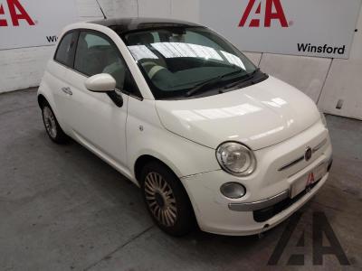 Image of 2012 FIAT 500 LOUNGE 1242cc PETROL MANUAL 3 DOOR HATCHBACK