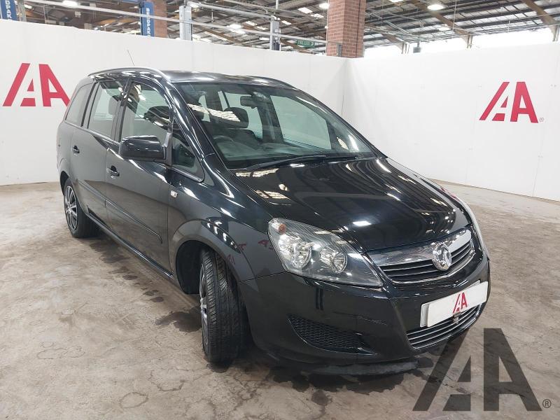 2013 VAUXHALL ZAFIRA EXCLUSIV 1598cc PETROL MANUAL 5 DOOR MPV