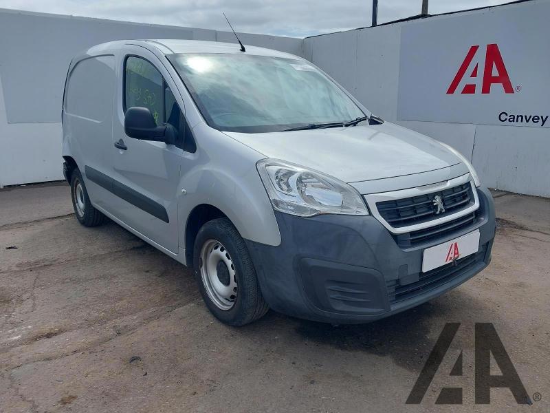 2017 PEUGEOT PARTNER BLUE HDI SE L1 1560cc TURBO DIESEL MANUAL 4 DOOR PANEL VAN