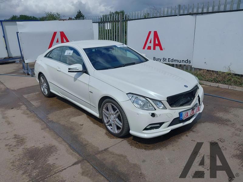 2011 MERCEDES E-CLASS E350 CDI BLUEEFFICIENCY SPORT 2987cc TURBO DIESEL AUTOMATIC 2 DOOR COUPE