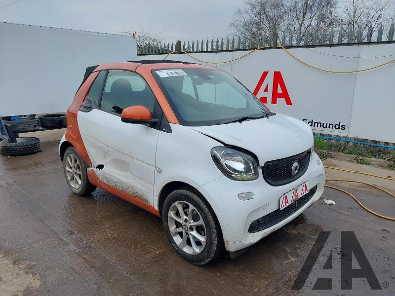 2018 SMART FORTWO CABRIO PASSION T 898cc TURBO PETROL SEMI AUTO 2 DOOR CONVERTIBLE