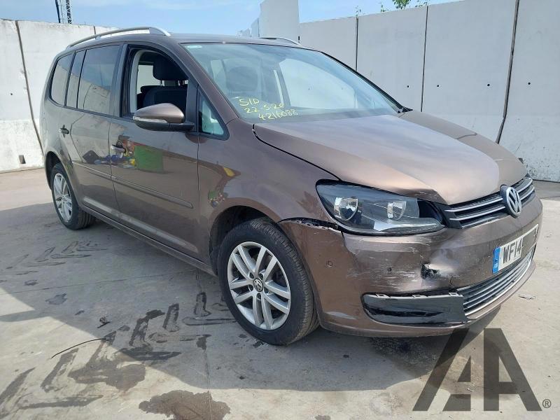 2014 VOLKSWAGEN TOURAN SE TDI BLUEMOTION TECHNOLOGY D 1598cc TURBO DIESEL SEMI AUTO 5 DOOR MPV
