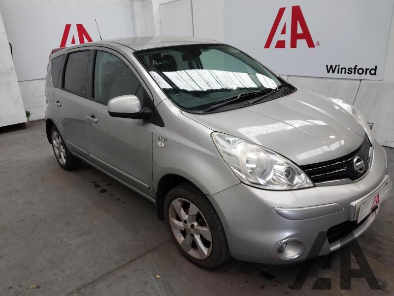2012 NISSAN NOTE N-TEC PLUS 1386cc PETROL MANUAL 5 Speed 5 DOOR MPV