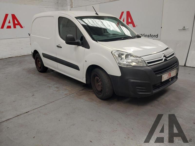 2018 CITROEN BERLINGO 850 ENTERPRISE L1 BLUEHDI 1560cc TURBO DIESEL MANUAL 5 Speed PANEL VAN