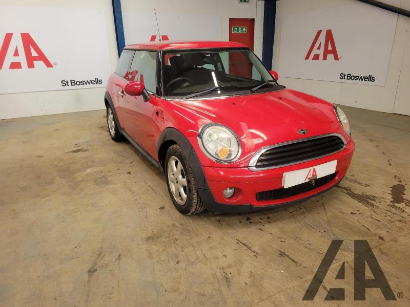 2008 MINI HATCH ONE 1397cc PETROL MANUAL 6 Speed 3 DOOR HATCHBACK