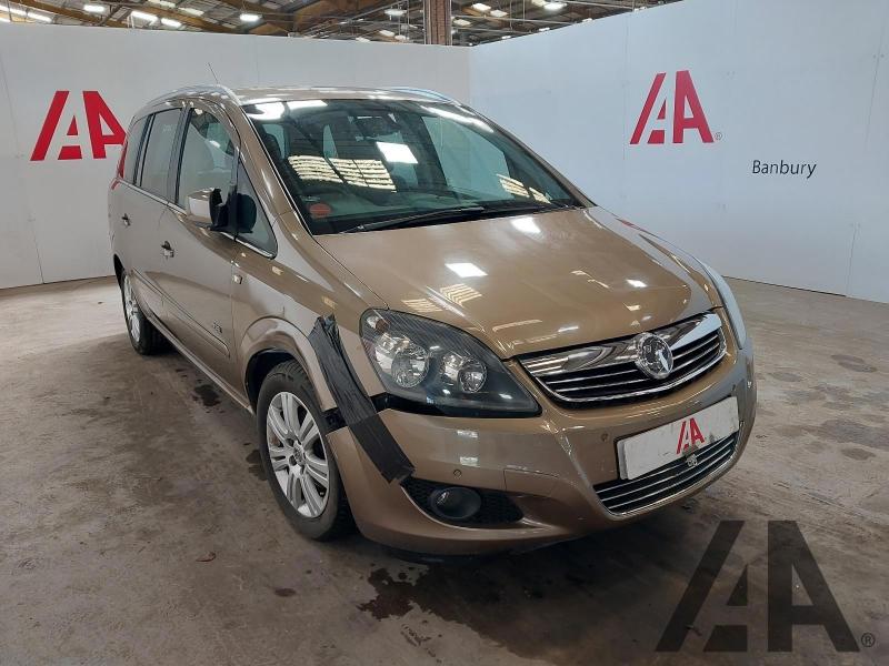 2012 VAUXHALL ZAFIRA DESIGN NAV 1796cc PETROL MANUAL 5 Speed 5 DOOR MPV