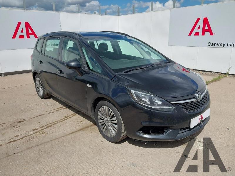 2017 VAUXHALL ZAFIRA TOURER DESIGN 1364cc TURBO PETROL MANUAL 5 DOOR MPV