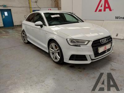 Image of 2019 AUDI A3 TDI S LINE 1598cc TURBO DIESEL MANUAL 6 Speed 4 DOOR SALOON