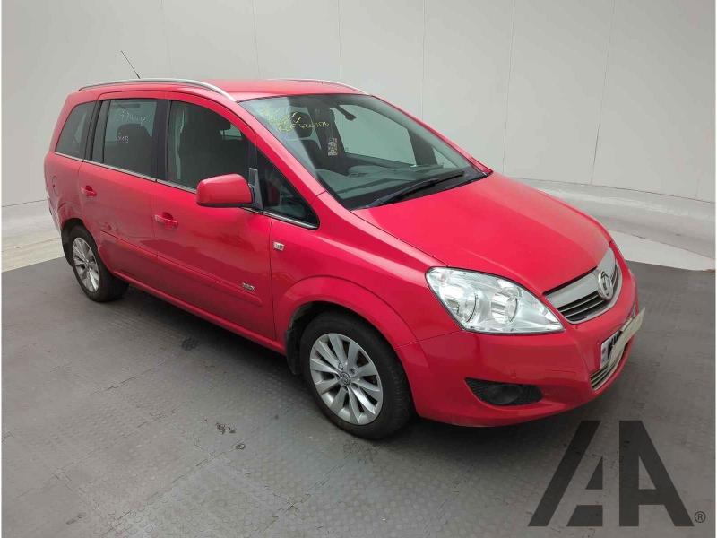 2013 VAUXHALL ZAFIRA DESIGN 1598cc PETROL MANUAL 5 DOOR MPV