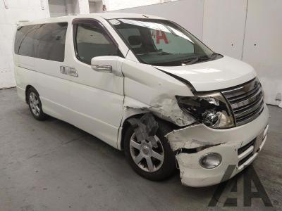 Image of 2005 NISSAN ELGRAND 35 3498cc PETROL AUTOMATIC 2 DOOR MPV