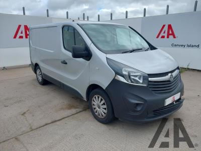 Image of 2017 VAUXHALL VIVARO 2700 L1H1 CDTI P/V ECOFLEX 1598cc TURBO DIESEL MANUAL 6 Speed PANEL VAN