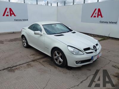 Image of 2010 MERCEDES SLK SLK200 KOMPRESSOR 1796cc SUPER PETROL AUTOMATIC 7 Speed 2 DOOR CONVERTIBLE