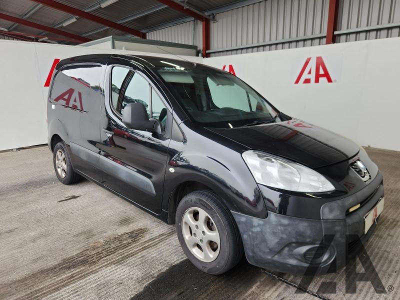 2011 PEUGEOT PARTNER HDI S L1 625 1560cc TURBO DIESEL MANUAL 5 Speed PANEL VAN