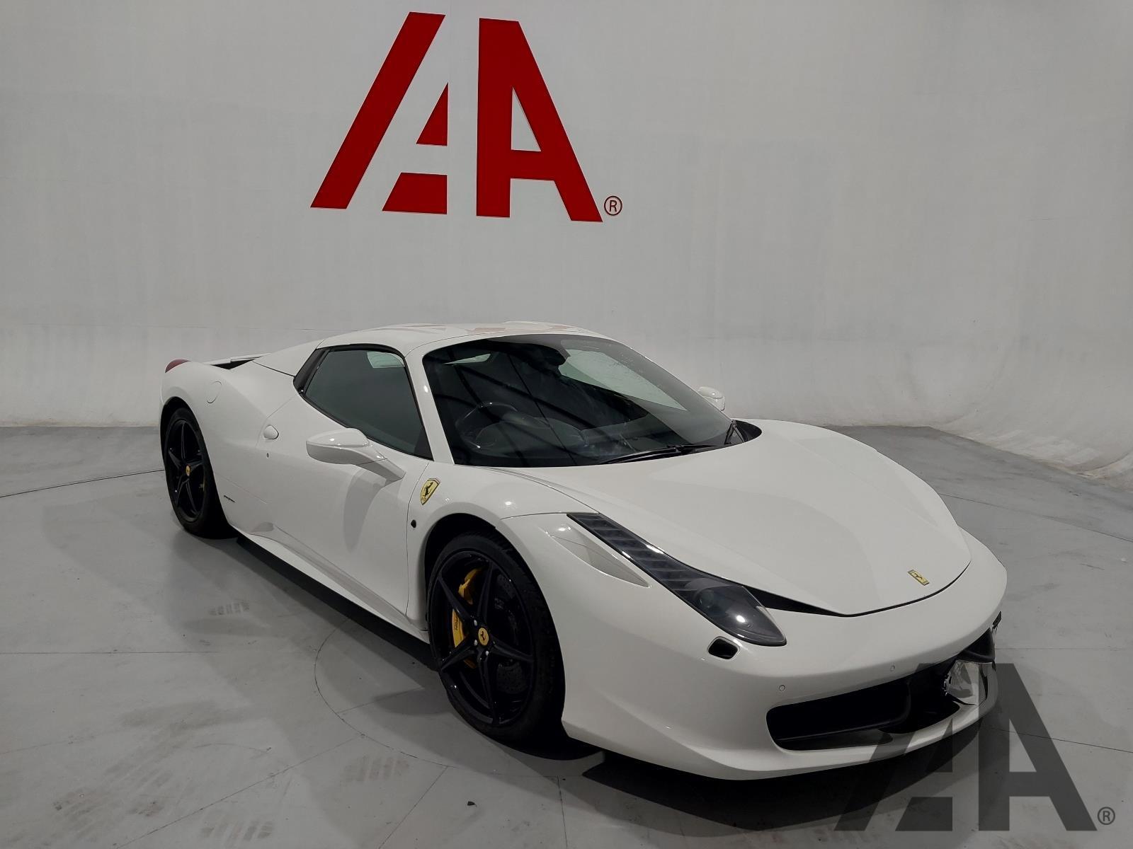 2013 FERRARI 458 SPIDER DCT 4497cc PETROL SEMI AUTO 2 DOOR CONVERTIBLE