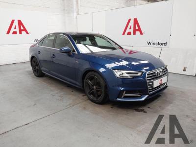 Image of 2016 AUDI A4 TDI S LINE 1968cc TURBO DIESEL SEMI AUTO 7 Speed 4 DOOR SALOON
