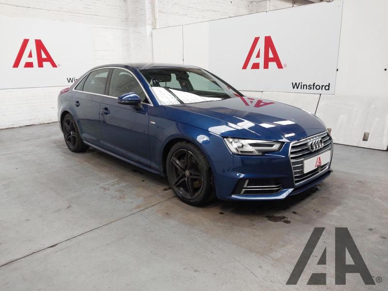 2016 AUDI A4 TDI S LINE 1968cc TURBO DIESEL SEMI AUTO 7 Speed 4 DOOR SALOON