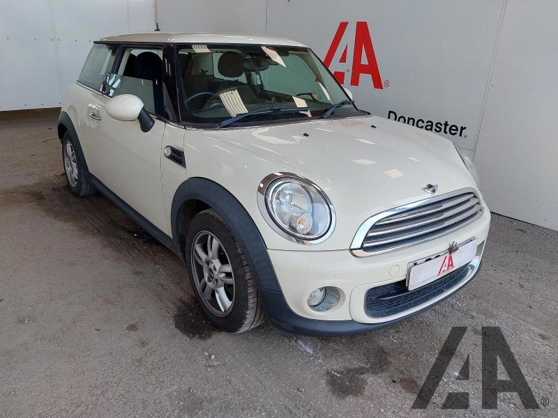 2013 MINI HATCH ONE D 1598cc TURBO DIESEL MANUAL 6 Speed 3 DOOR HATCHBACK